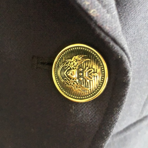 Size S Dynamite Navy Blue button blazer - Picture 4 of 6